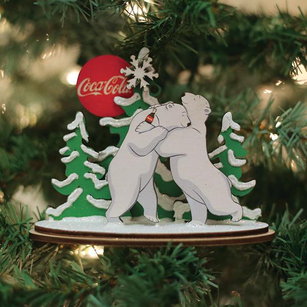 Polar Bear Hug Old World Christmas