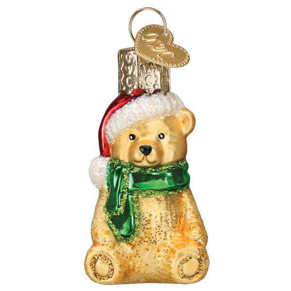 Mini Teddy Bear Ornament Old World Christmas