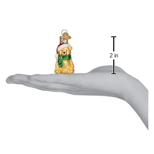 Mini Teddy Bear Ornament Old World Christmas