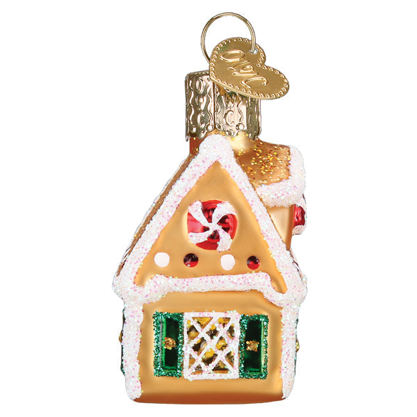 Mini Gingerbread House Ornament Old World Christmas