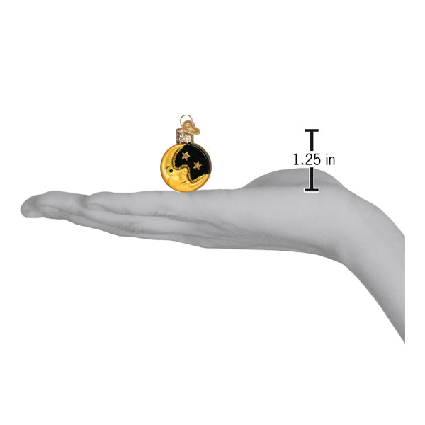 Mini Moon Ornament Old World Christmas