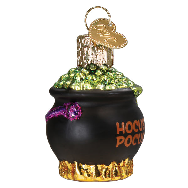 Mini Halloween Cauldron Ornament Old World Christmas