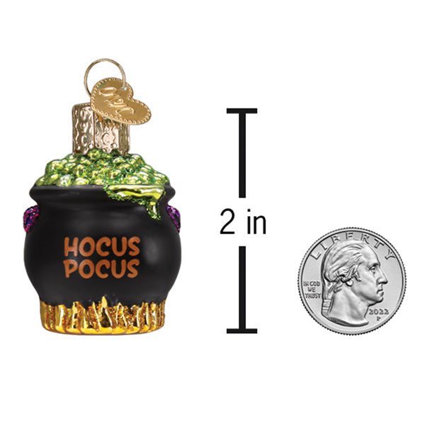 Mini Halloween Cauldron Ornament Old World Christmas