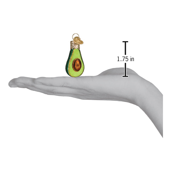 Mini Avocado Ornament Old World Christmas