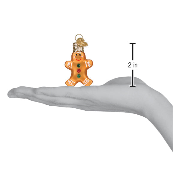 Mini Gingerbread Man Ornament Old World Christmas