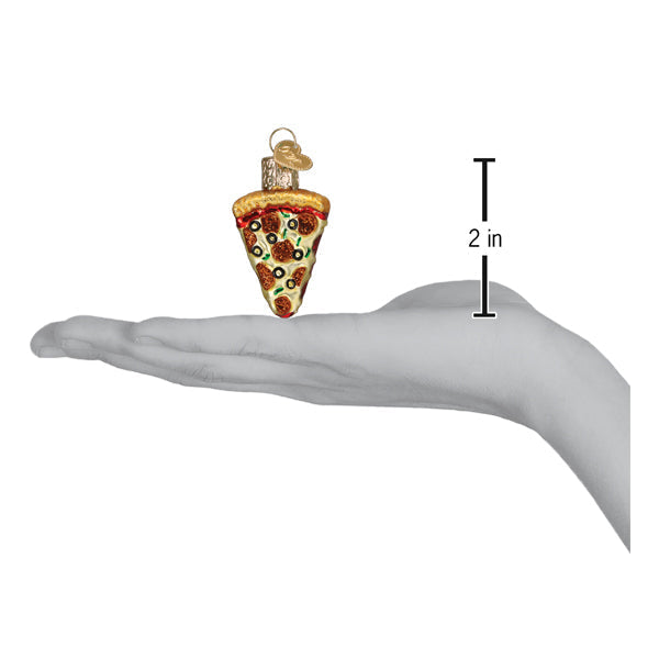 Mini Pizza Slice Ornament Old World Christmas