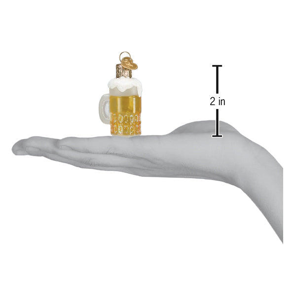 Mini Mug Of Beer Ornament Old World Christmas
