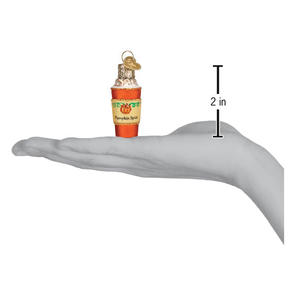 Mini Pumpkin Spice Latte Ornament Old World Christmas