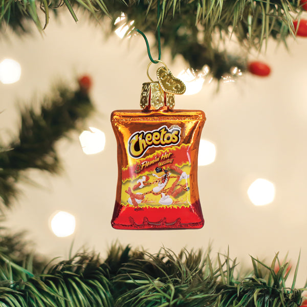 Mini Flamin' Hot Cheetos Ornament Old World Christmas