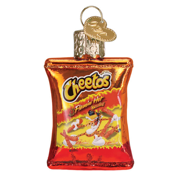 Mini Flamin' Hot Cheetos Ornament Old World Christmas