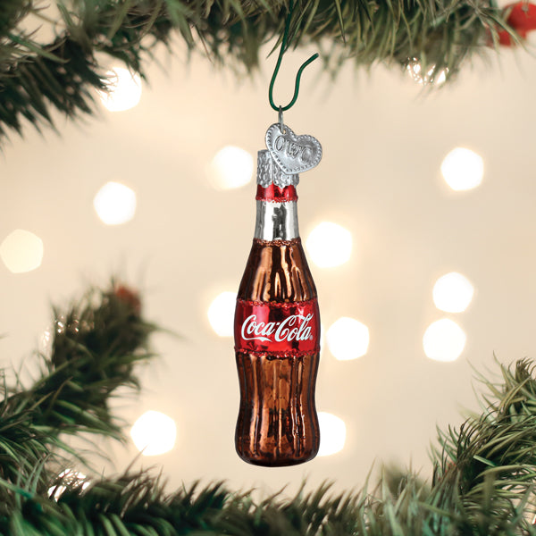 Mini Coca-Cola® Bottle Ornament Old World Christmas