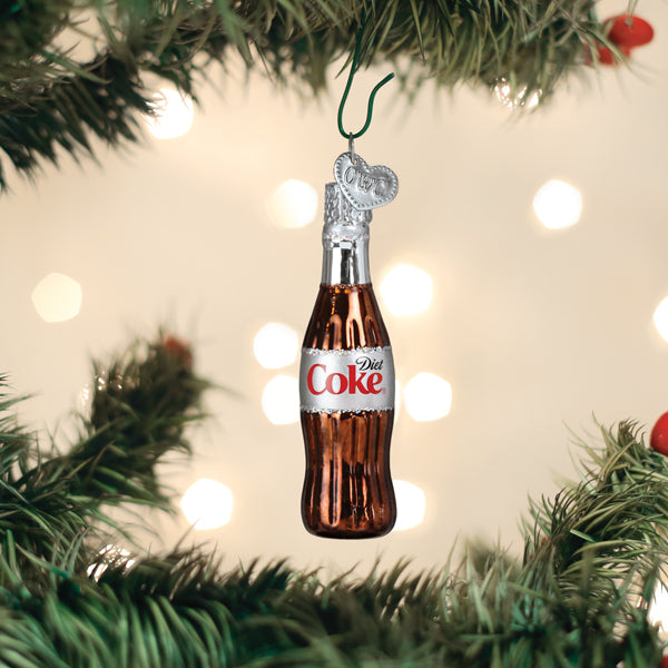 Mini Diet Coke® Bottle Ornament Old World Christmas