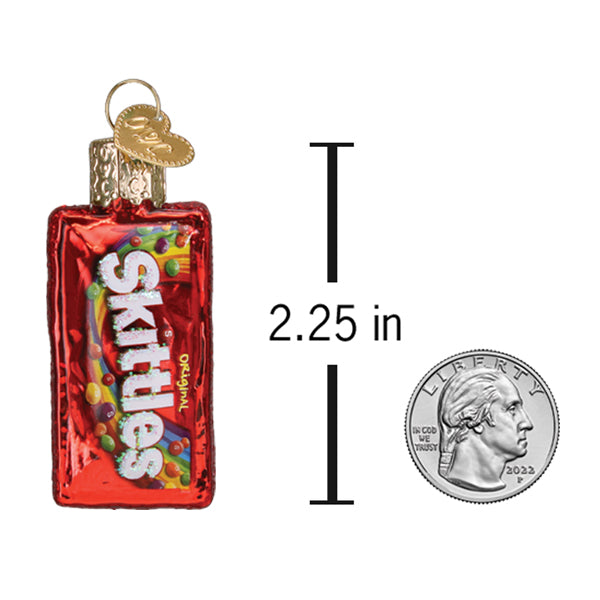 Mini SKITTLES Bag Ornament Old World Christmas