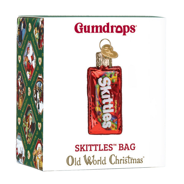 Mini SKITTLES Bag Ornament Old World Christmas