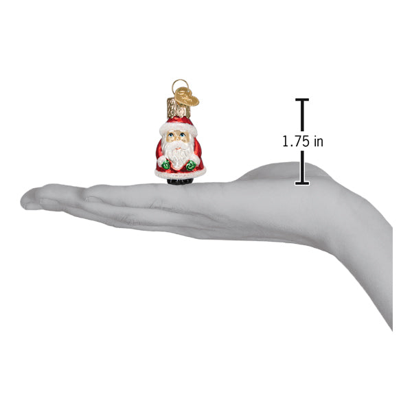 Mini Santa Ornament Old World Christmas