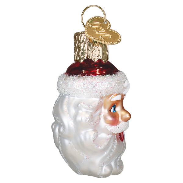 Mini Winking Santa Ornament Old World Christmas