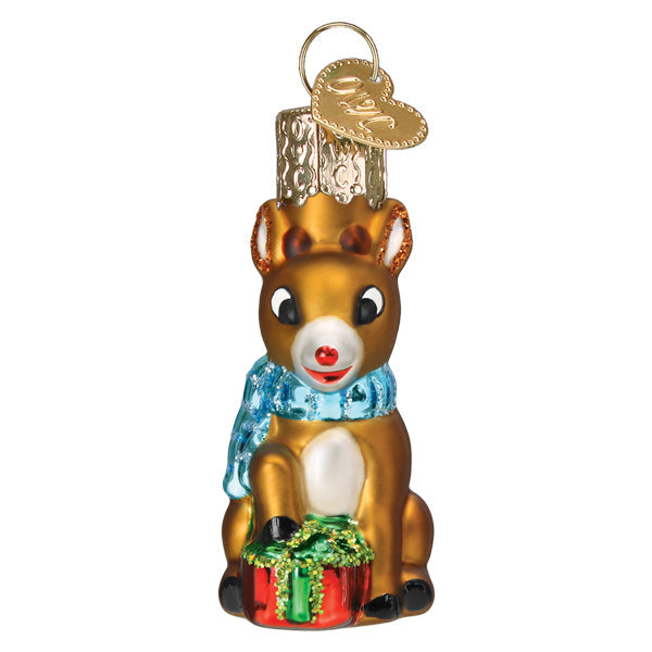 Mini Rudolph The Red-Nosed Reindeer Ornament Old World Christmas