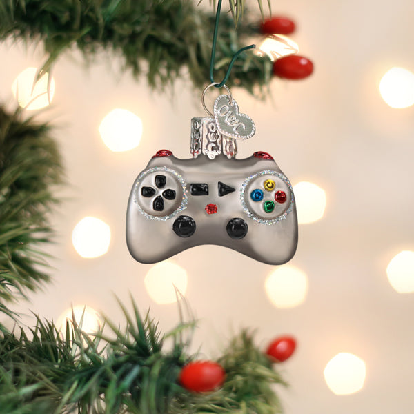 Mini Video Game Controller Ornament Old World Christmas