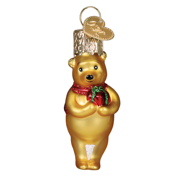 Mini Winnie With Gift Ornament Old World Christmas