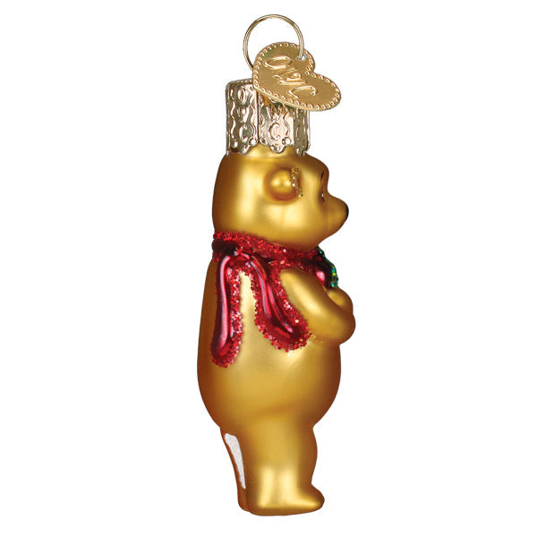 Mini Winnie With Gift Ornament Old World Christmas