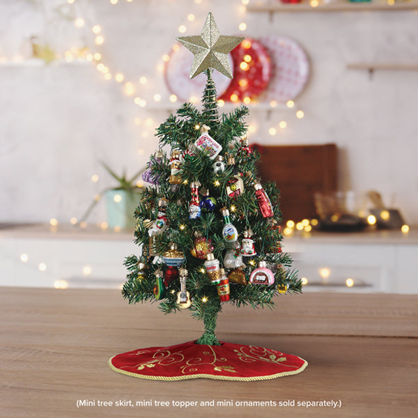 18" Mini Tree Pre-lit Old World Christmas