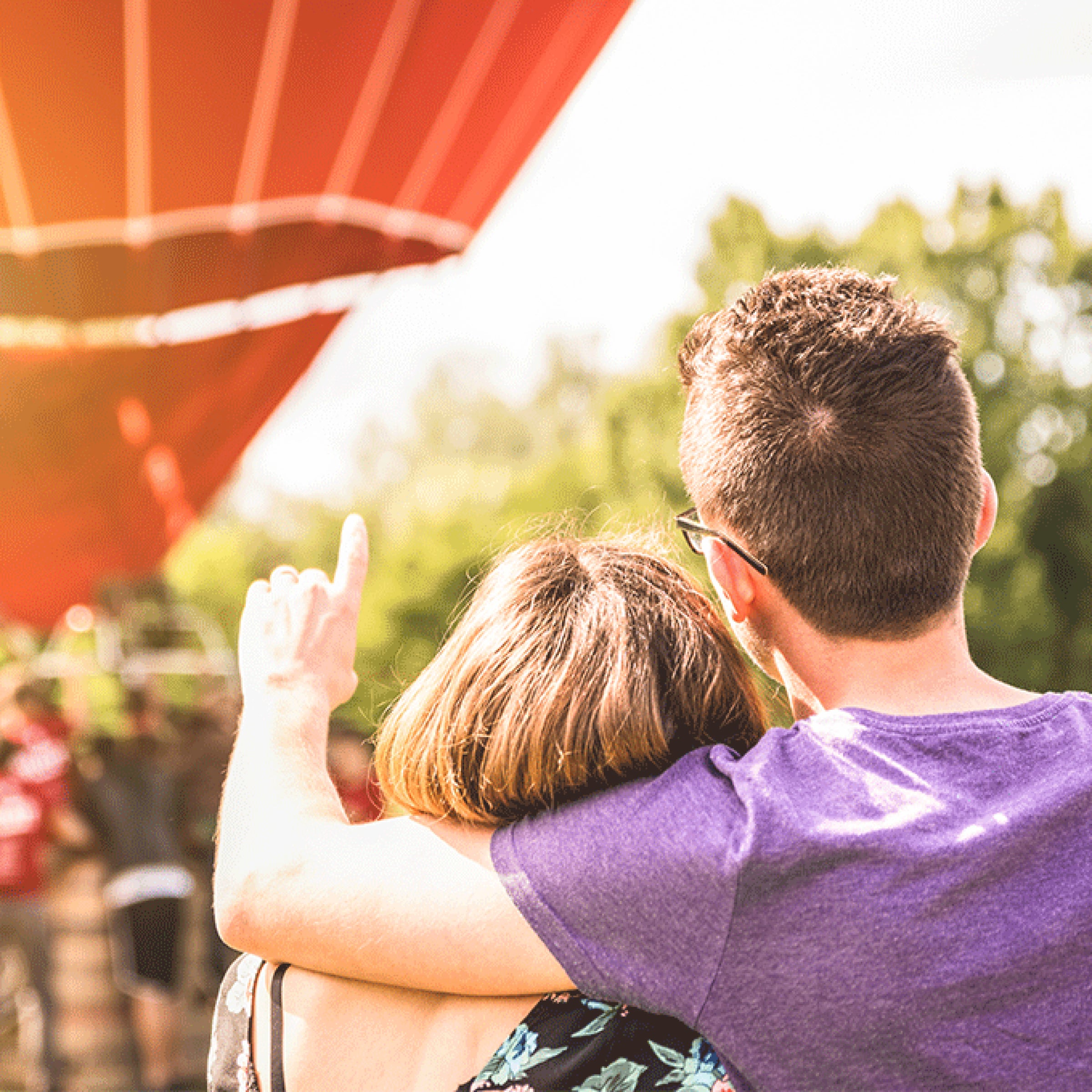 Shared Hot Air Balloon Ride with Champagne Toast