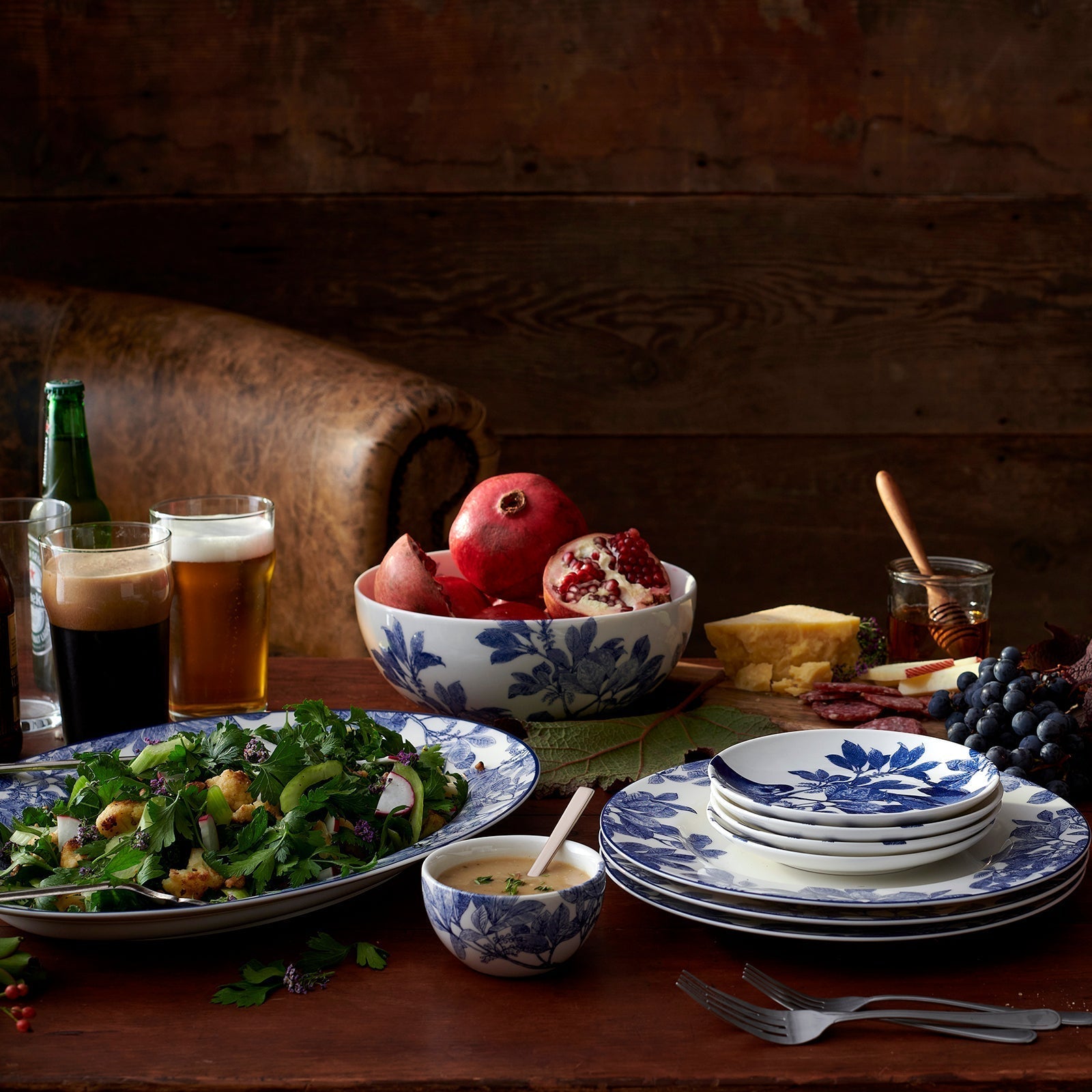 Arbor Rimmed Oval Platter
