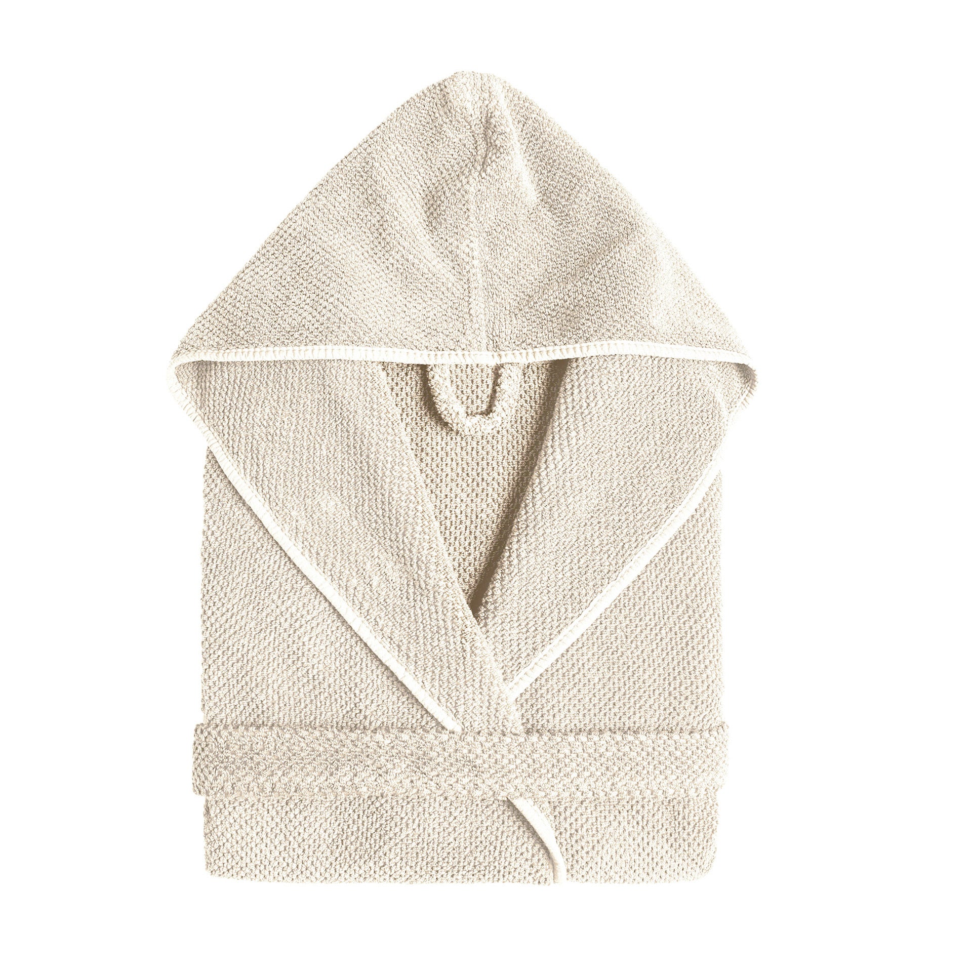 BEE WAFFLE BATHROBE HOODED