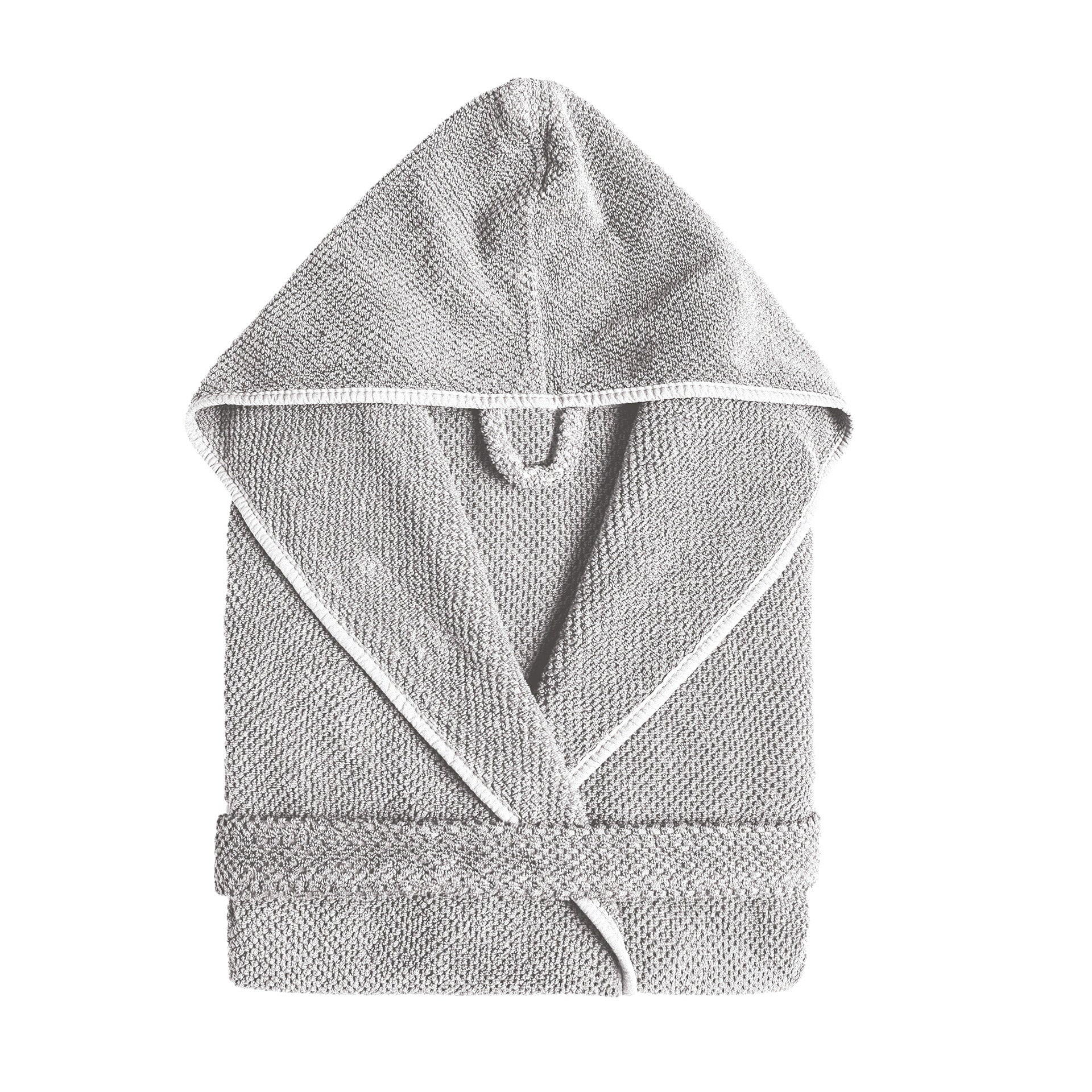 BEE WAFFLE BATHROBE HOODED