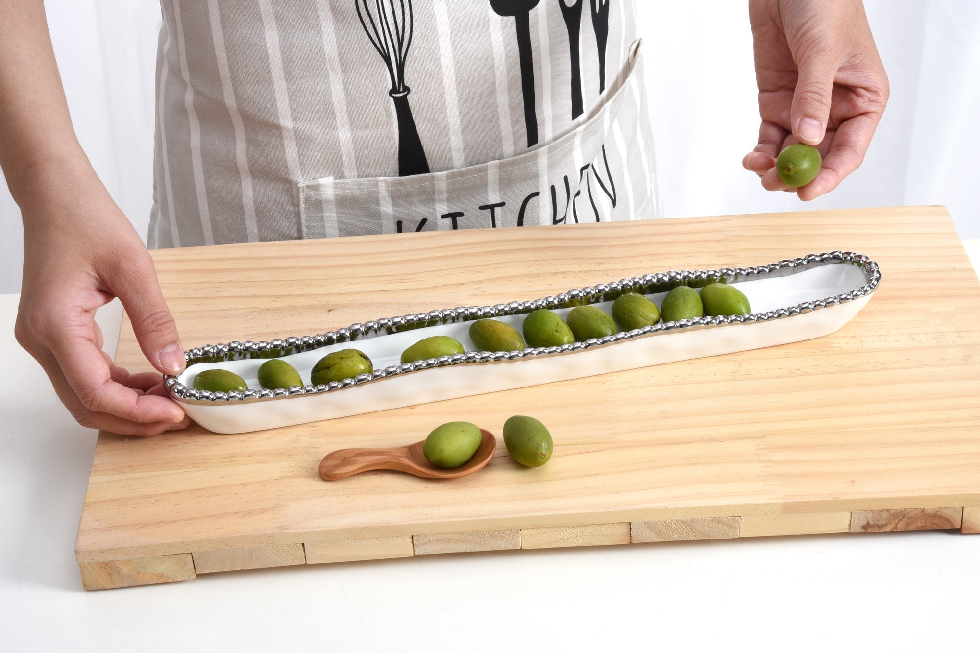 Salerno Olive Serving Dish