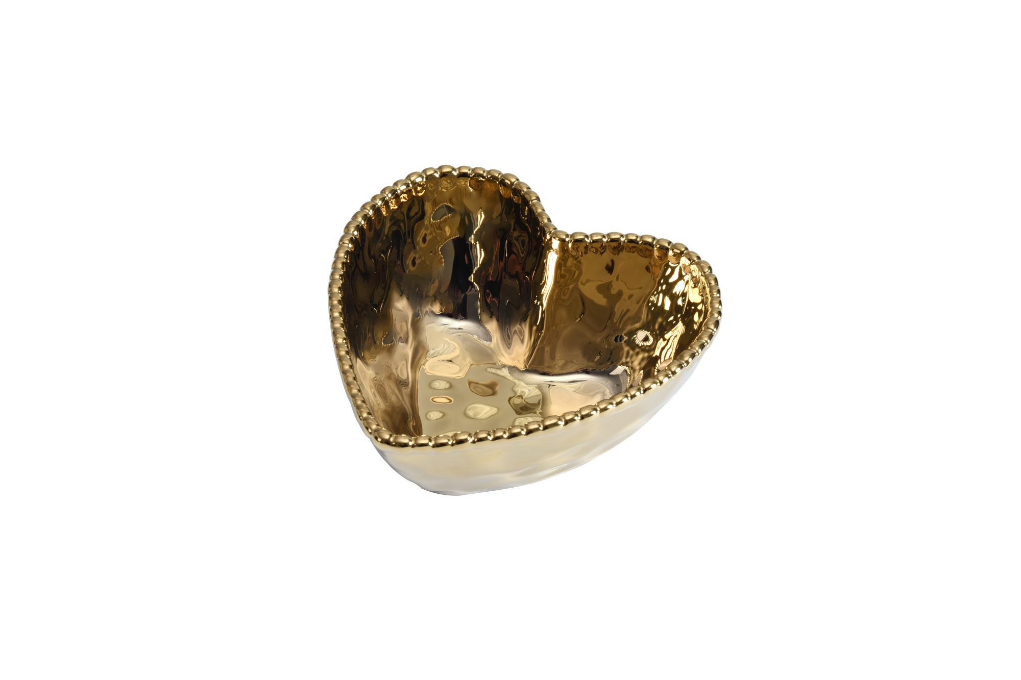 Love In The Air Heart Bowl Gold Pampa Bay