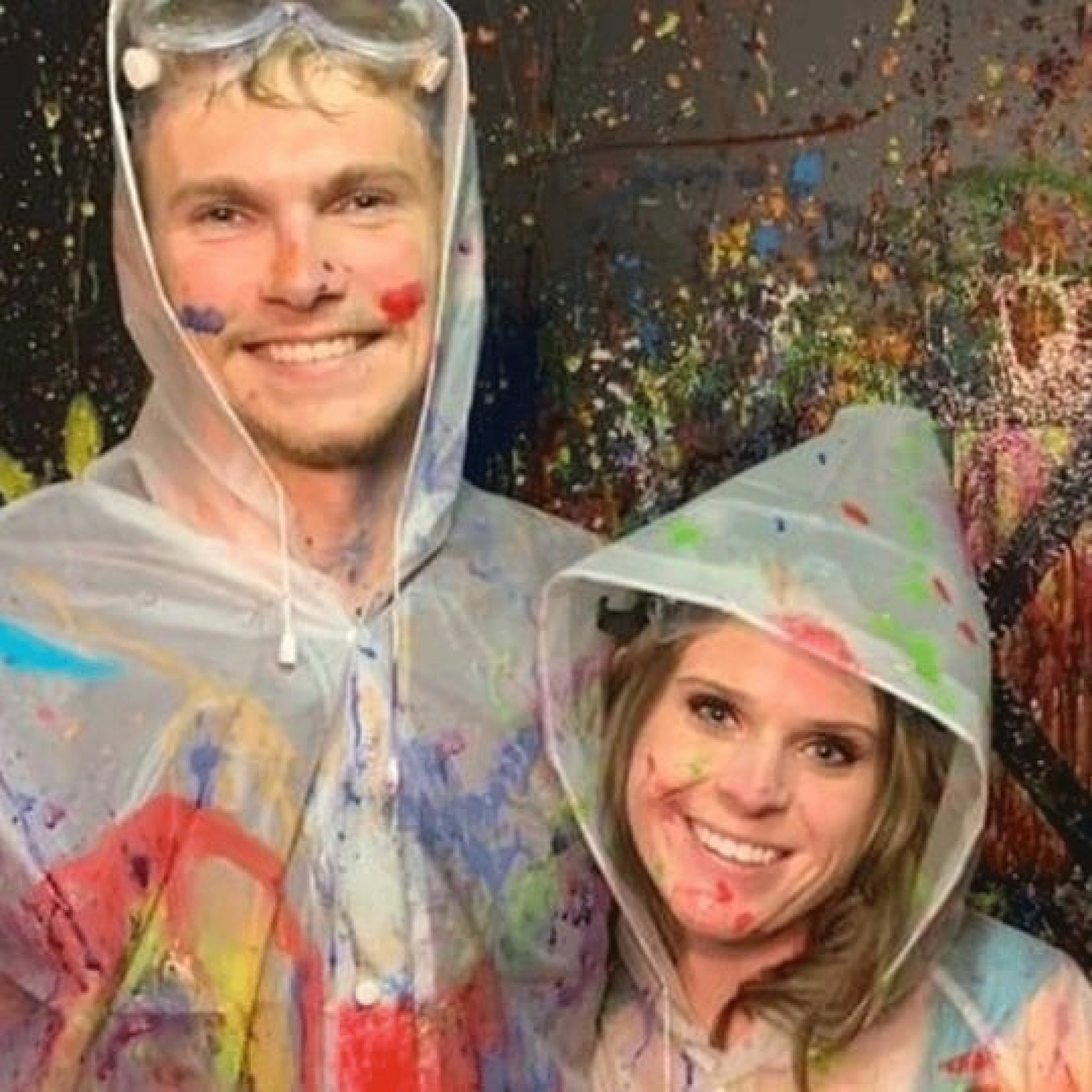 Fun Splatter Painting Date Night