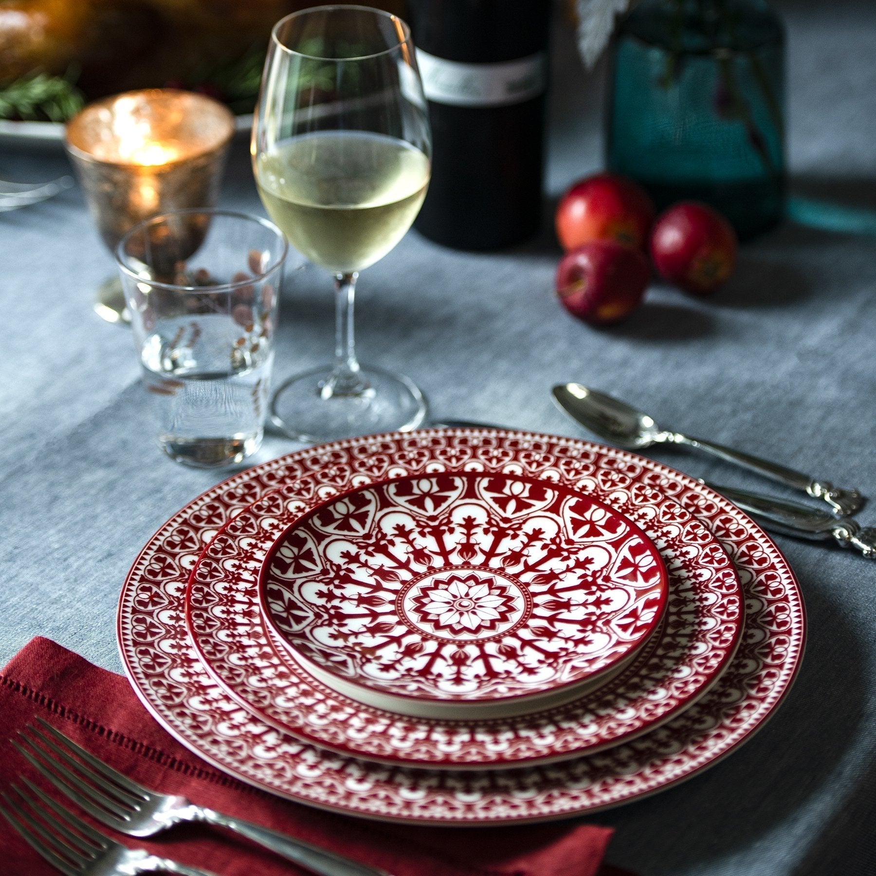 Casablanca Rimmed Salad Plate