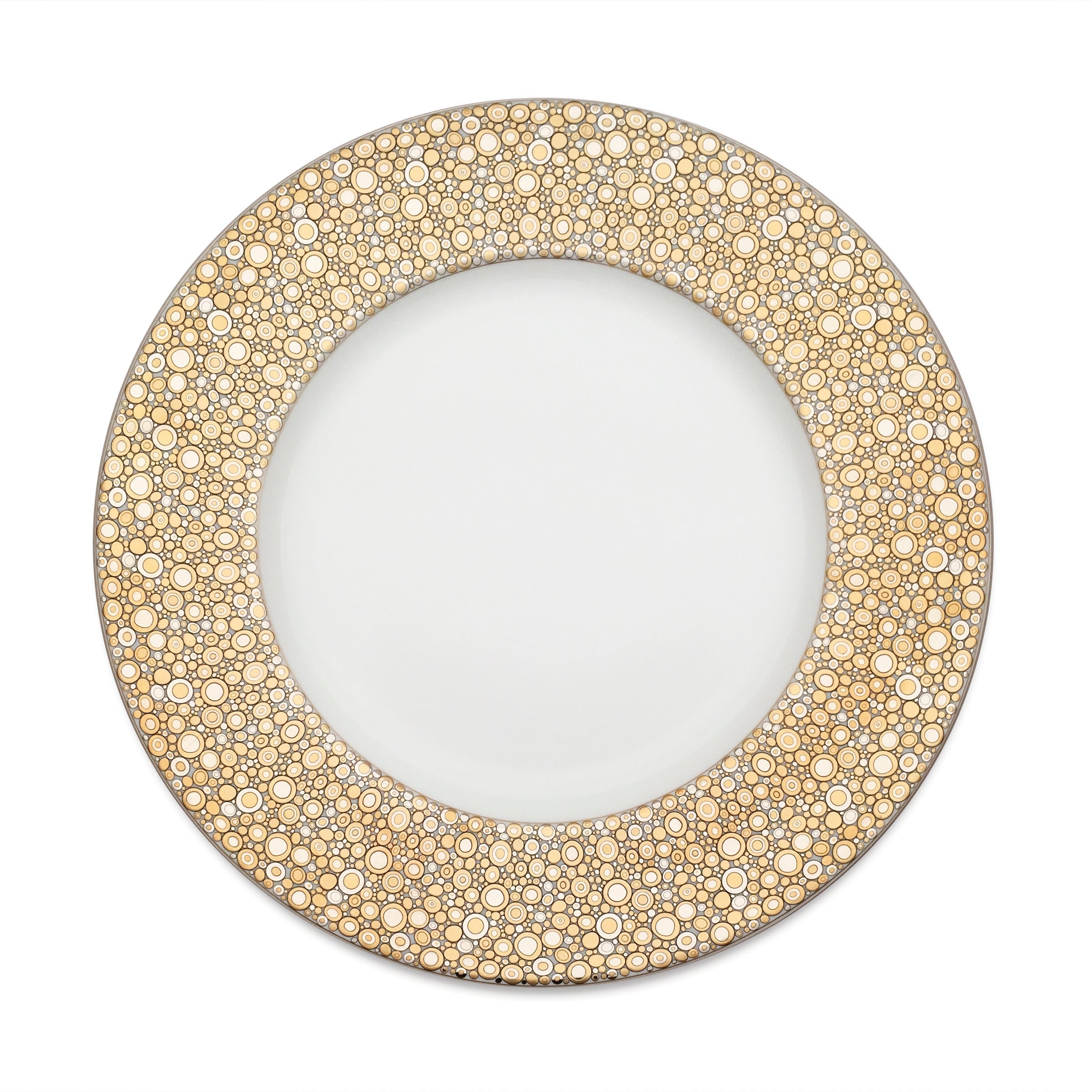 Ellington Shimmer Gold & Platinum Dinner Plate