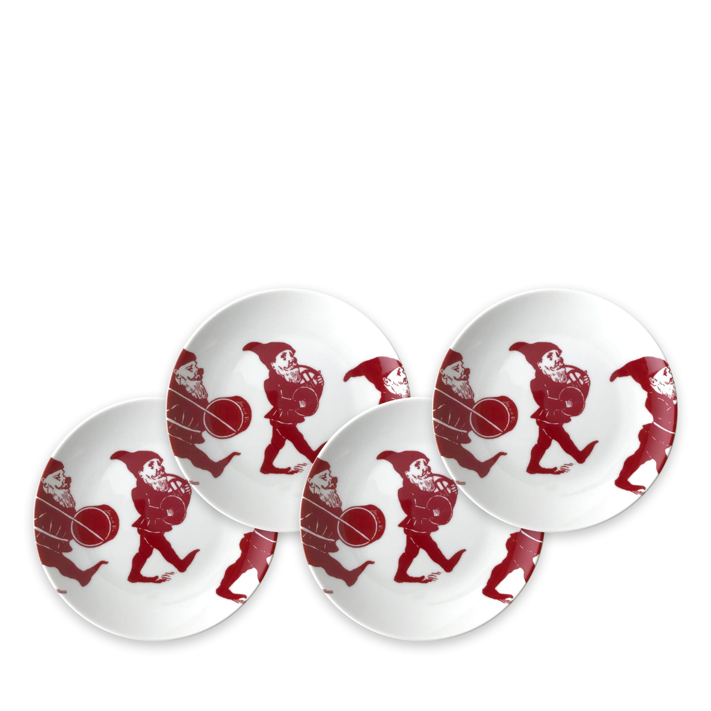Elves Small Plates, Set of 4