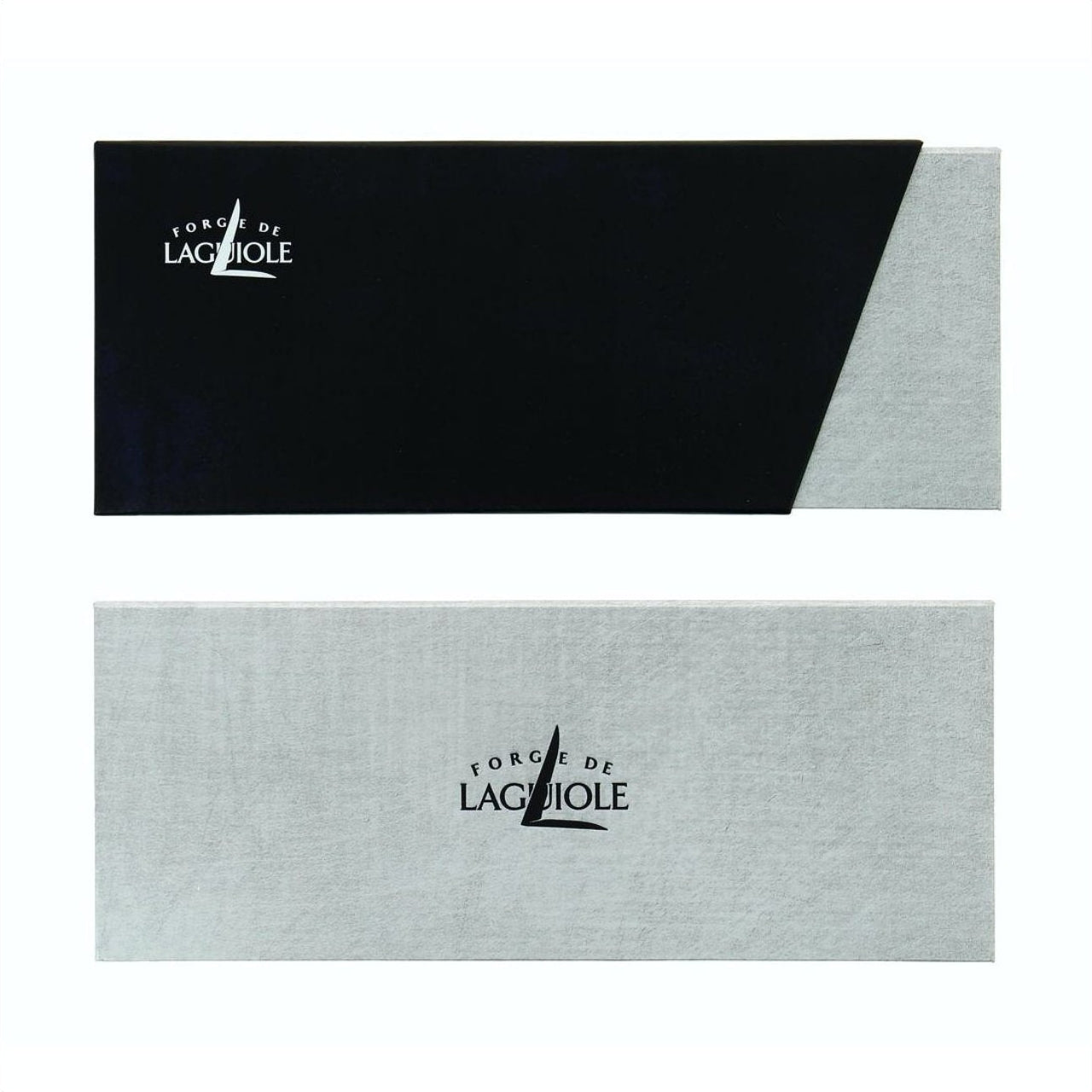 Forge de  Laguiole 2 Piece Steak Knife Set Thuya Burl Satin Finish