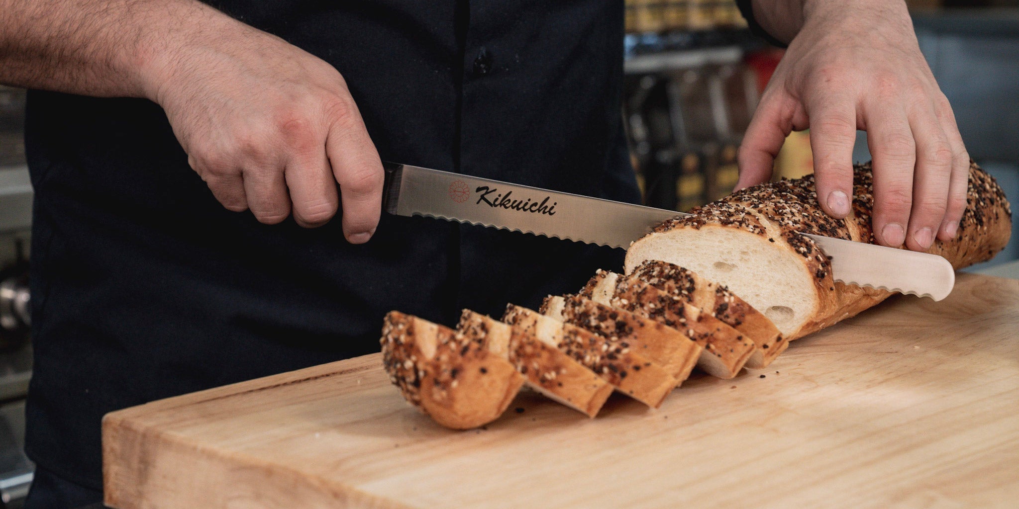 GM Series Stainless Steel Bread Knife Kikuichi Cutlery