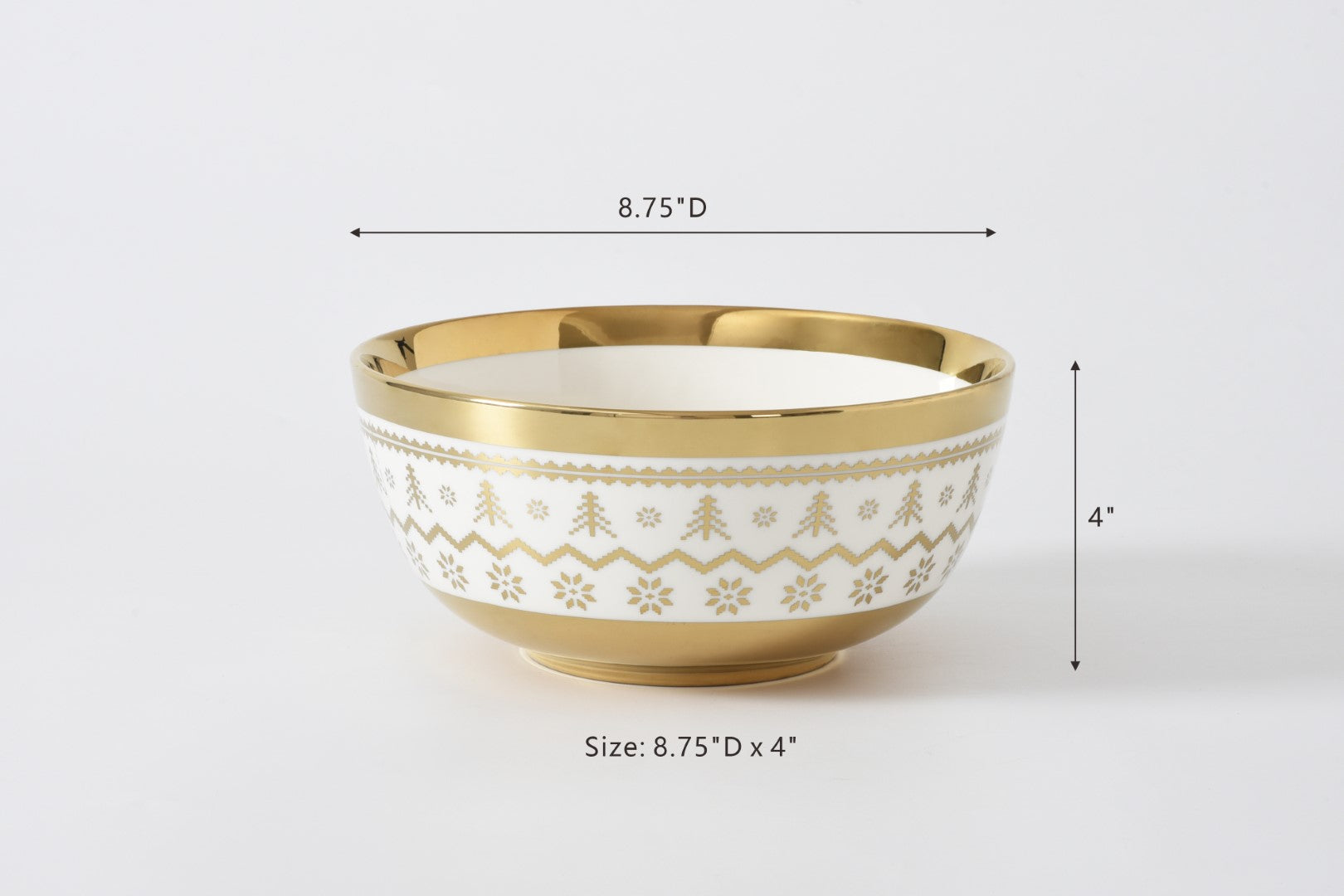 For The Holidays Medium Bowl