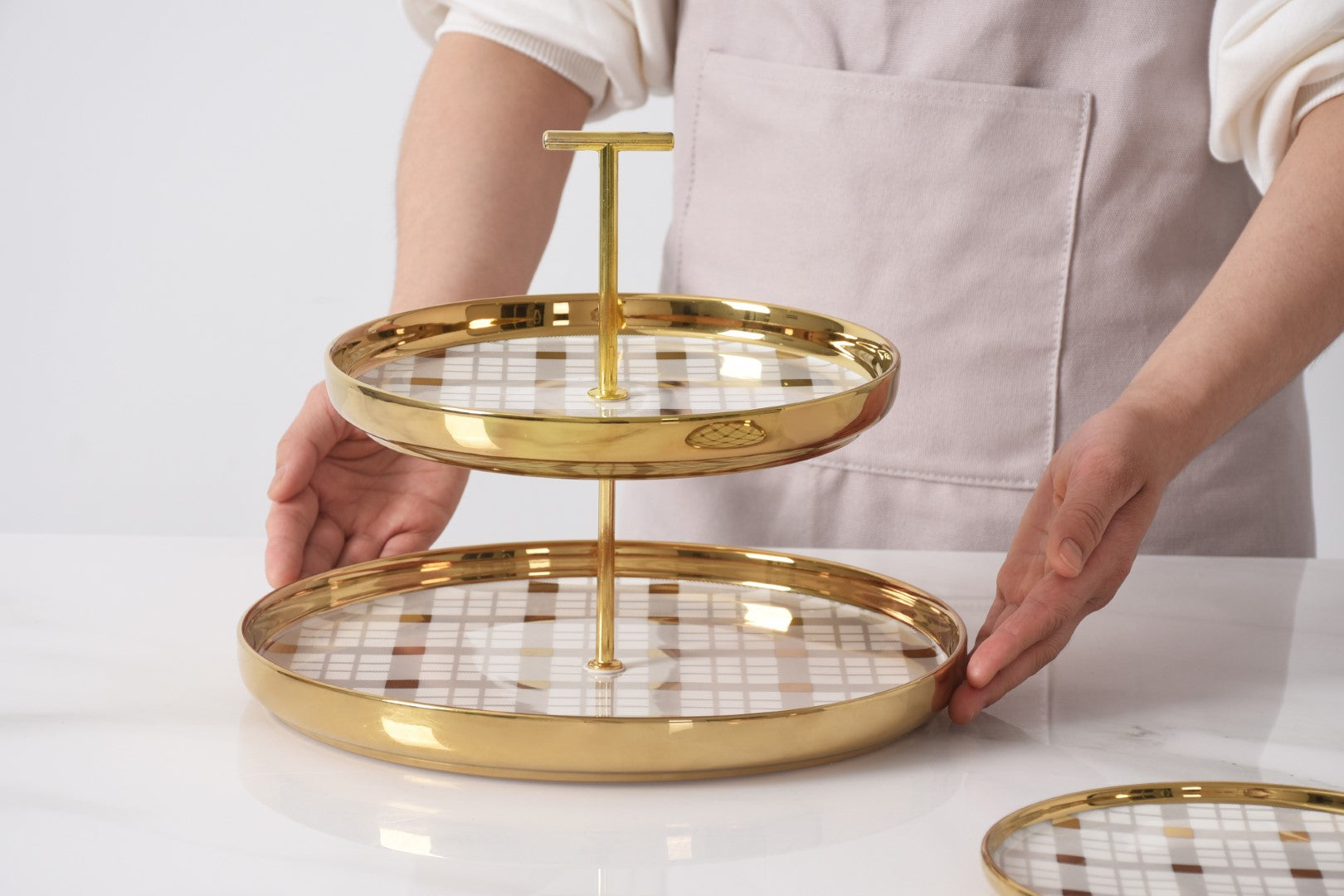 For The Holidays 2 Tier Stand