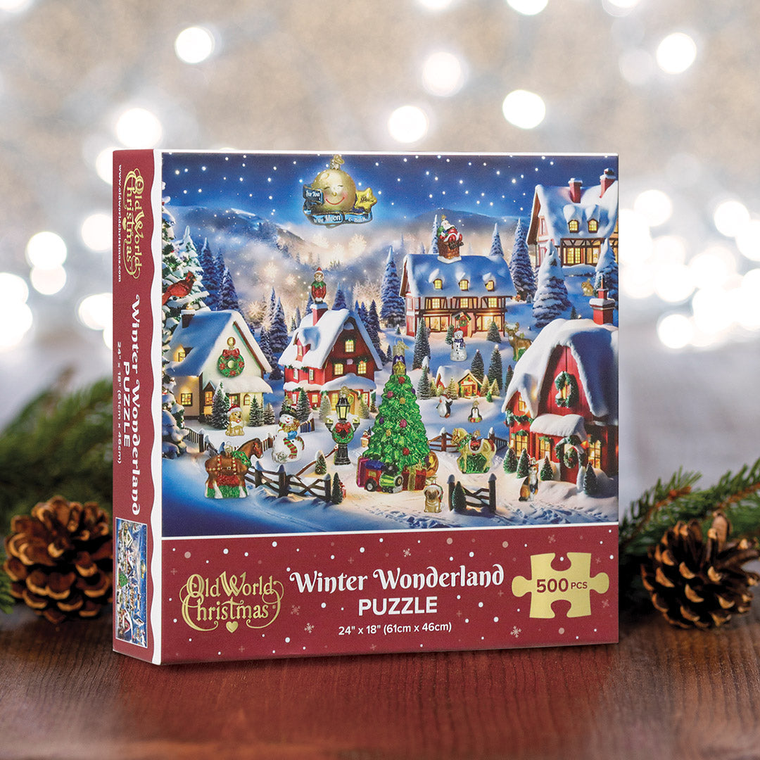 Winter Wonderland Puzzle Old World Christmas