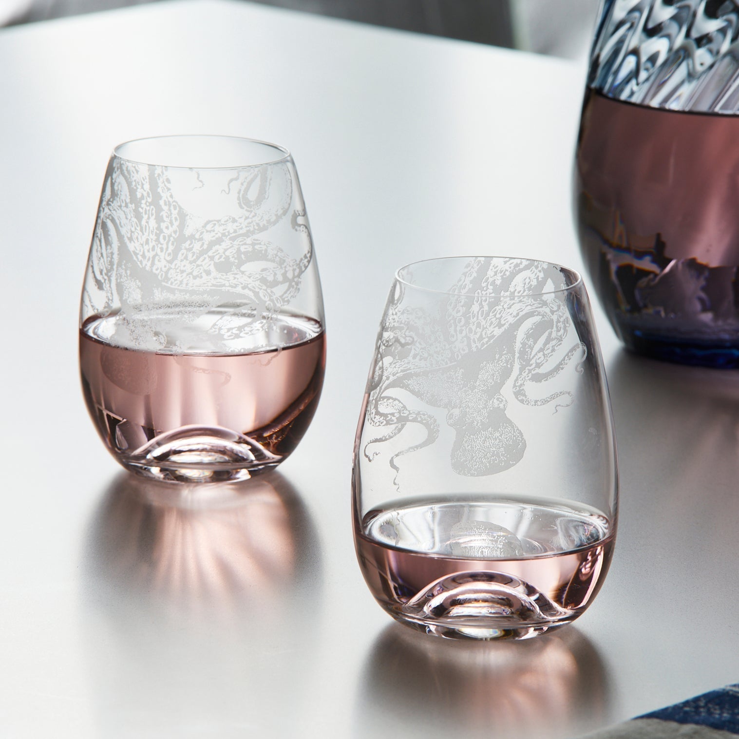 Lucy Stemless Wine Glasses, Set of 2