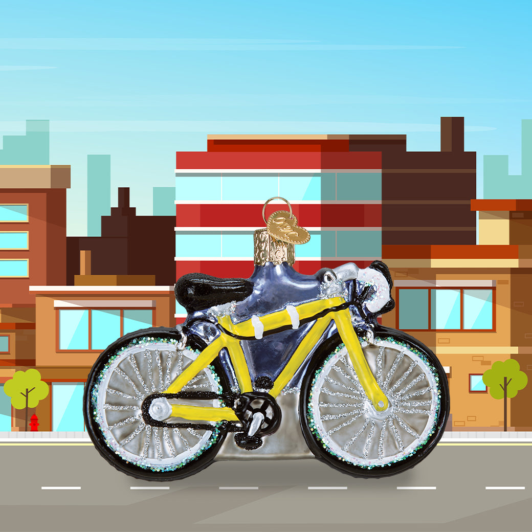 Road Bike Ornament Old World Christmas