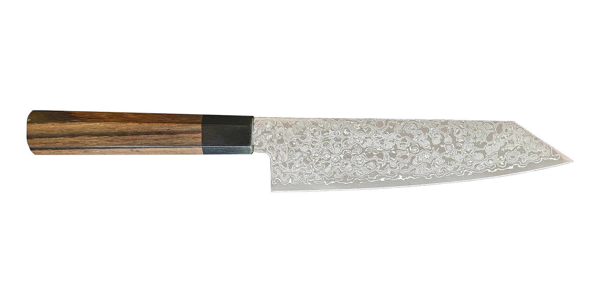 NWD Nickel Warikomi Damascus Santoku Kiritsuke Kikuichi Cutlery