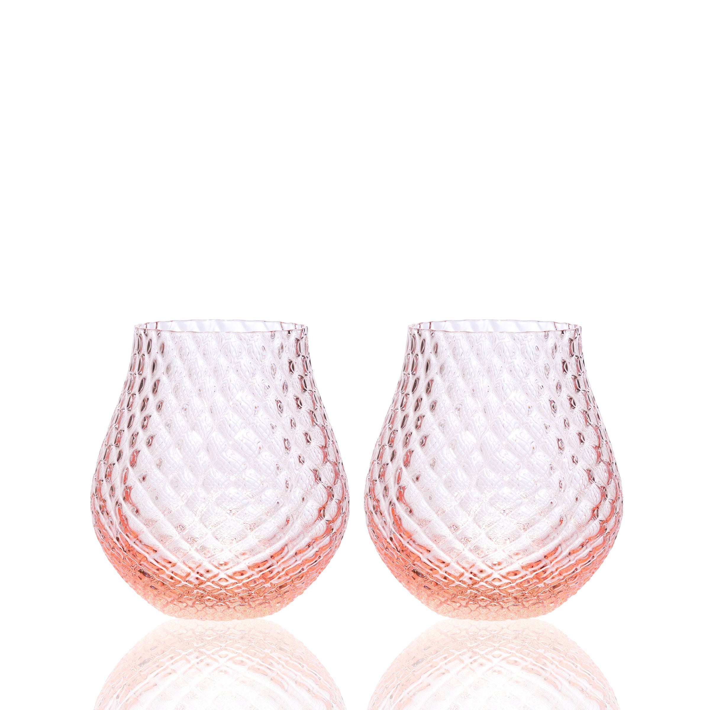 Phoebe Stemless Wine Glasses, Set of 2