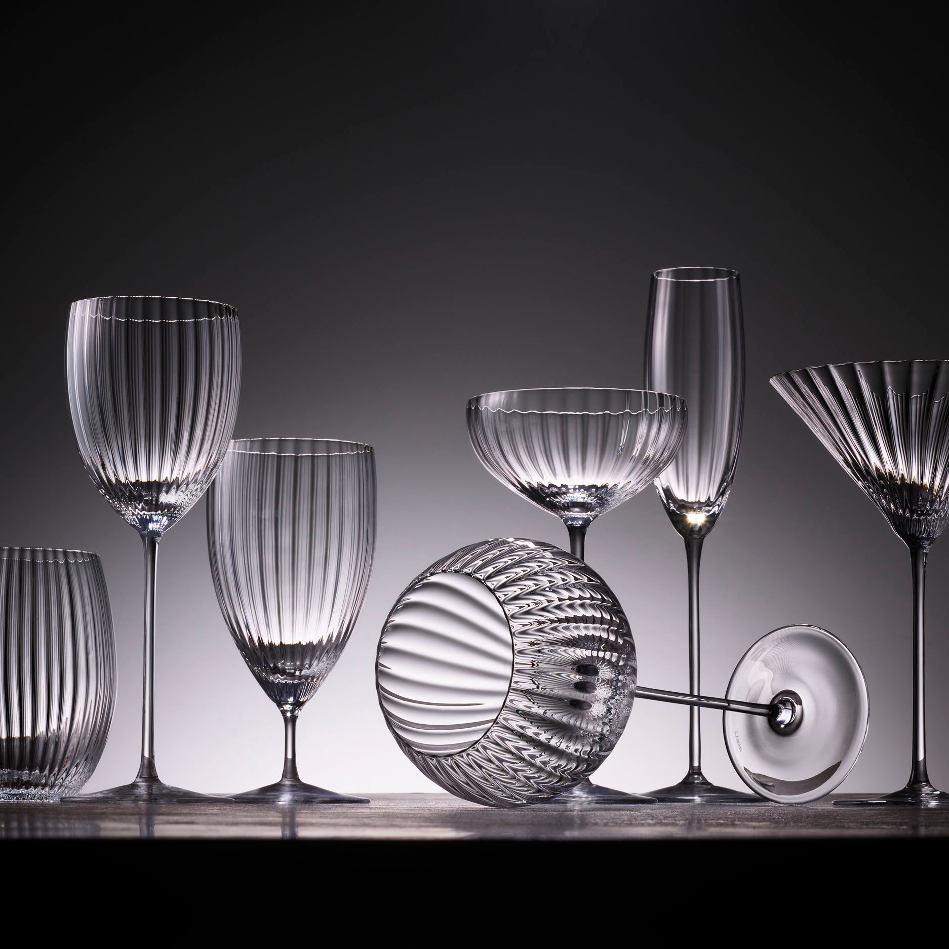 Quinn White Wine Glasses, Set of 2