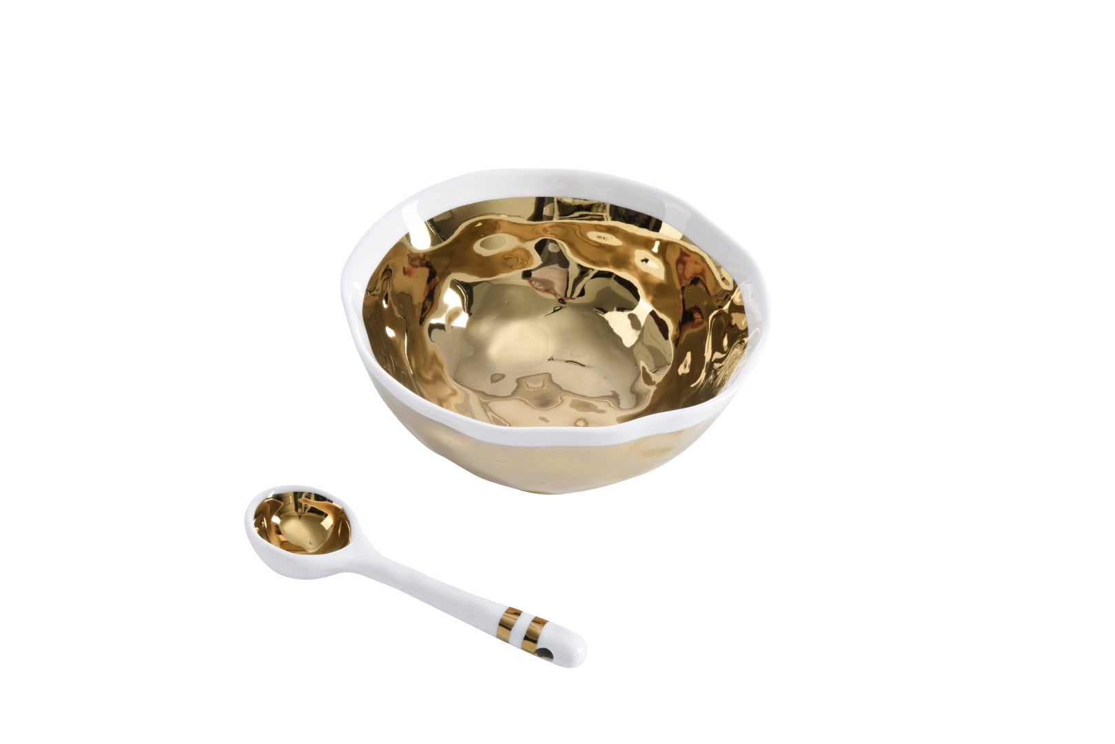 The Gold Wavy Set