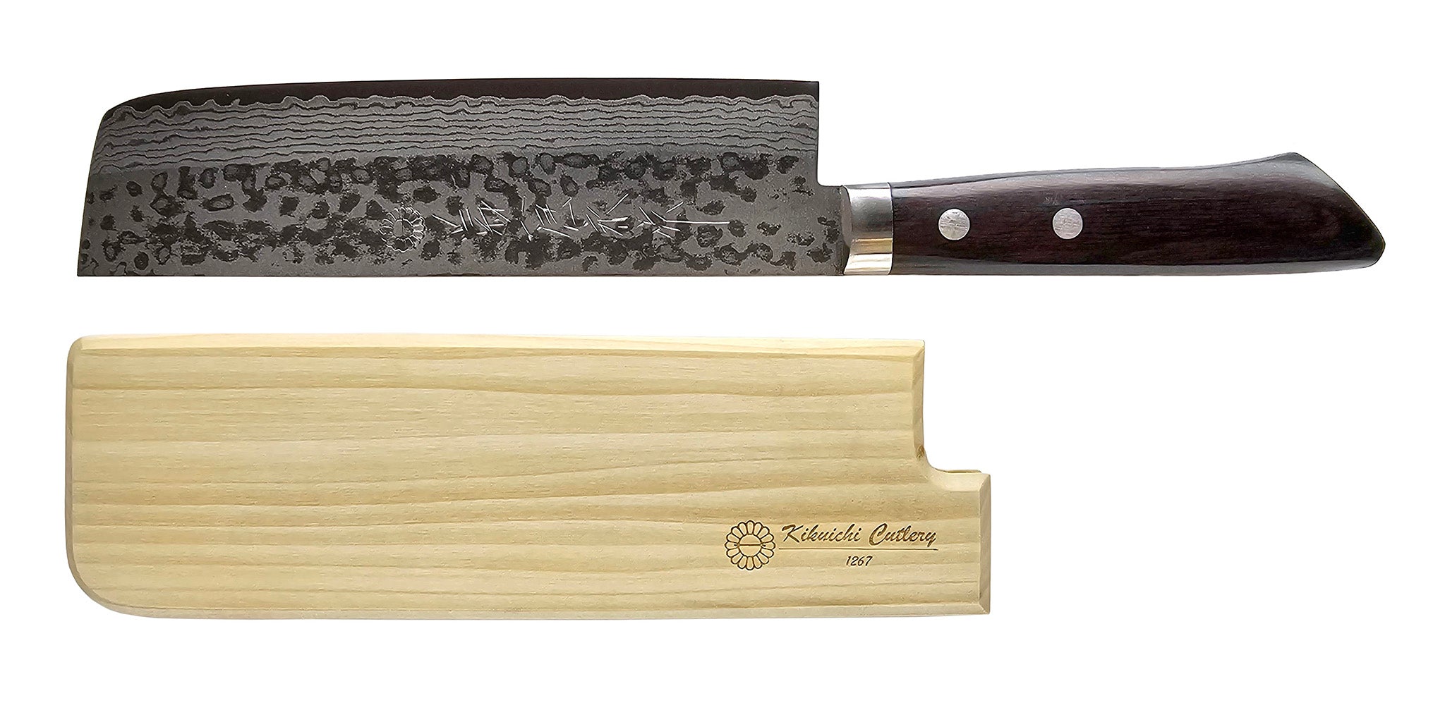 SUMI Series -  17 Layer Damascus Nakiri Kikuichi Cutlery