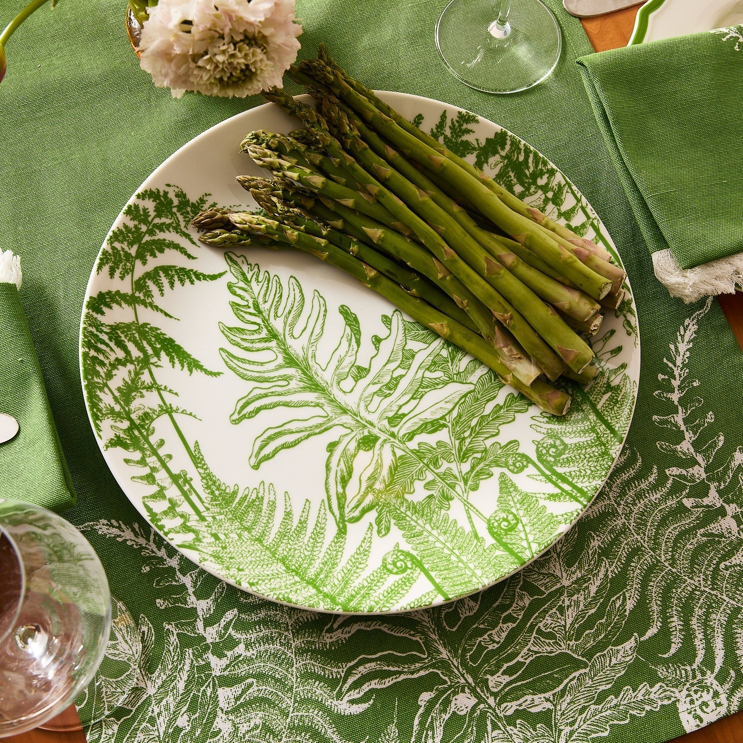 Spring Verde Round Platter