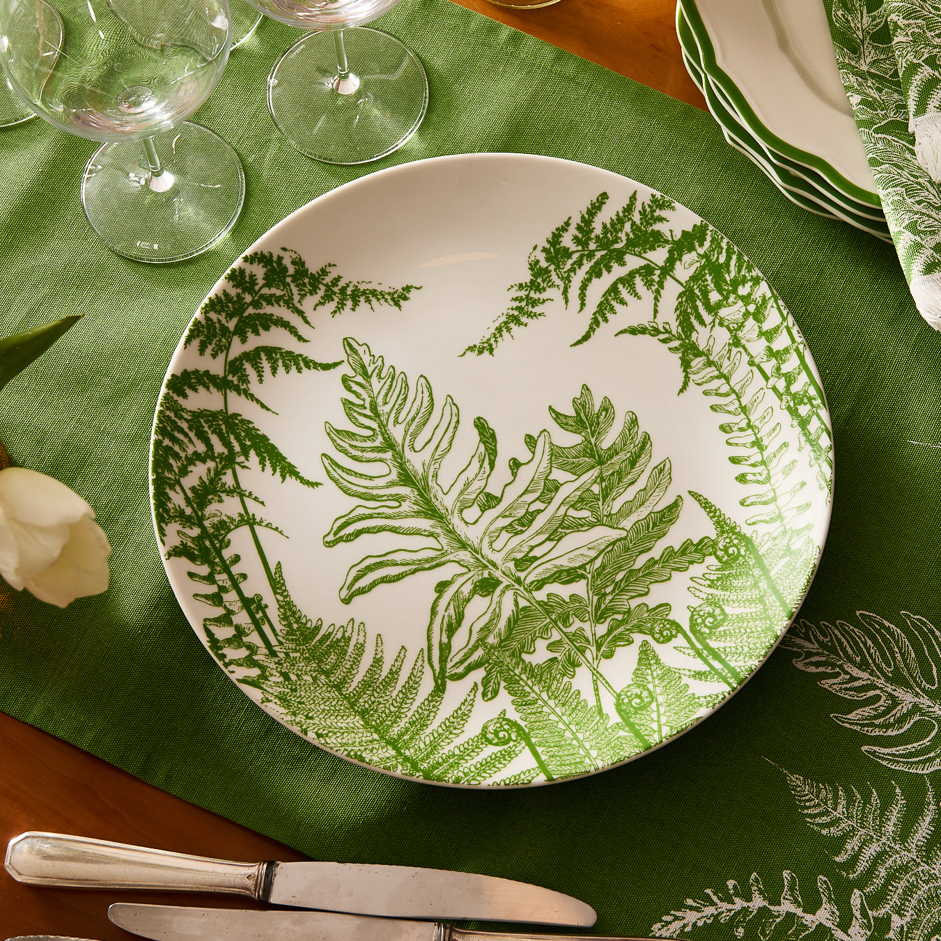Spring Verde Round Platter