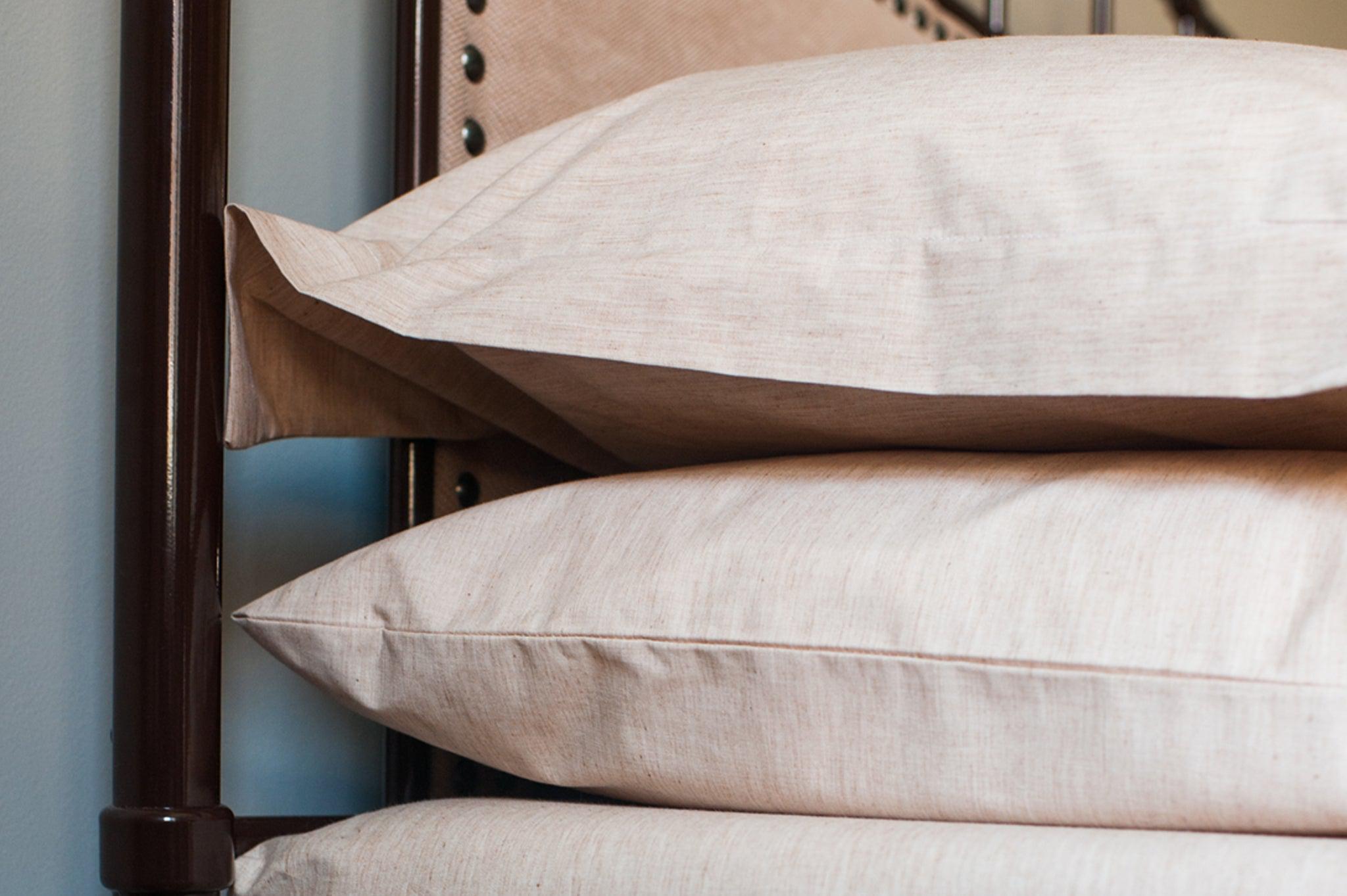 Colored Cotton Bed Pillowcases